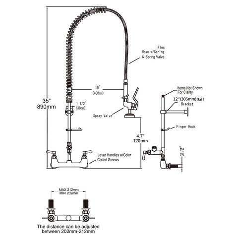 BESTJEEF built-in check valve helps prevent backflow and preserve water purity