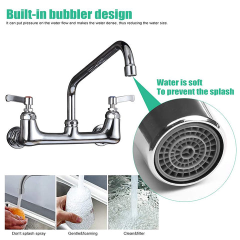 BESTJEEF chrome-plated copper finish keeps surfaces easy to wipe.