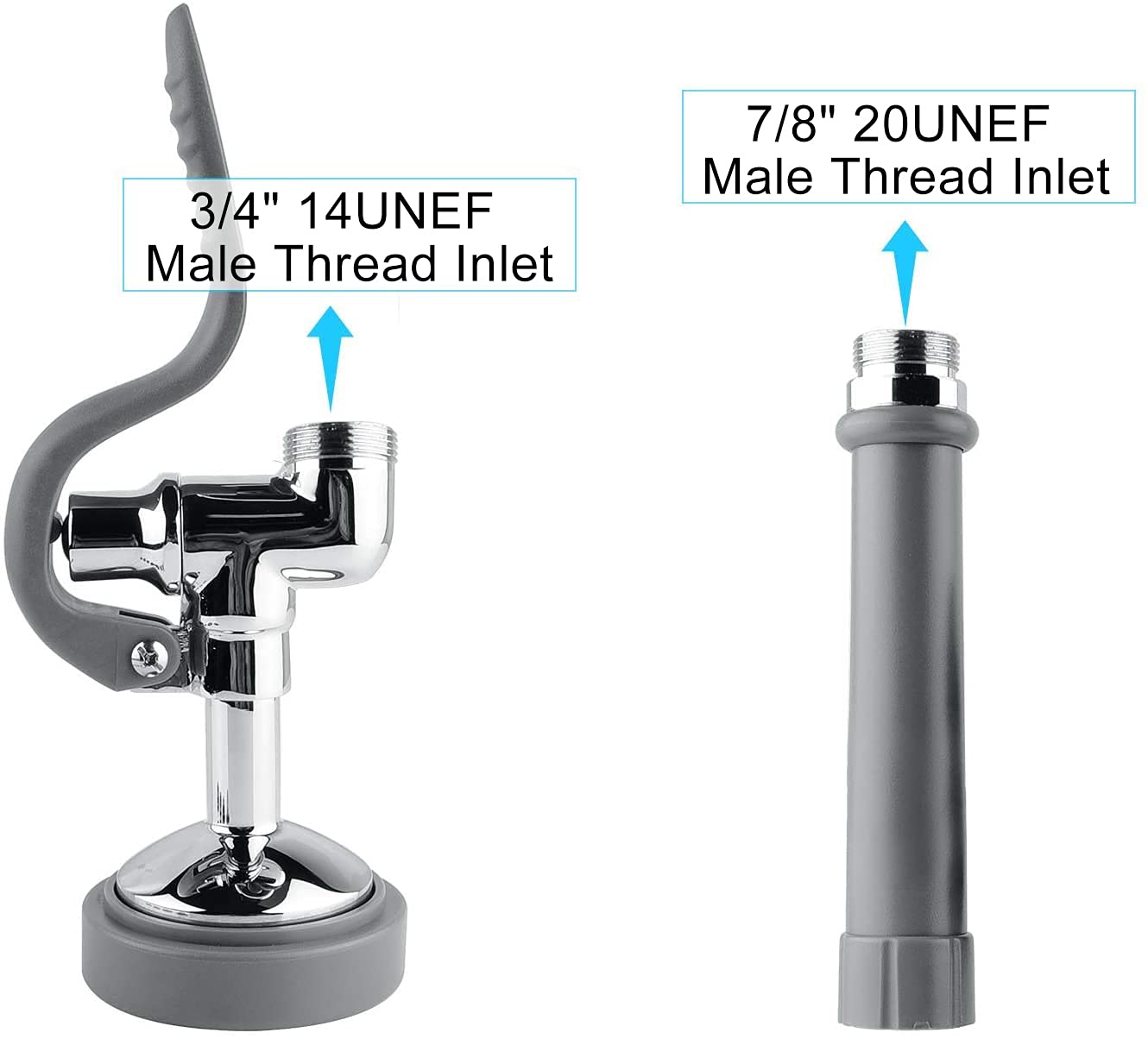 BESTJEEF commercial kitchen sprayer installed on a high-traffic sink.