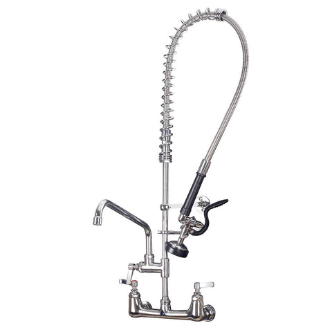 BESTJEEF 36-inch wall-mount faucet for high-volume kitchens and easy rinsing