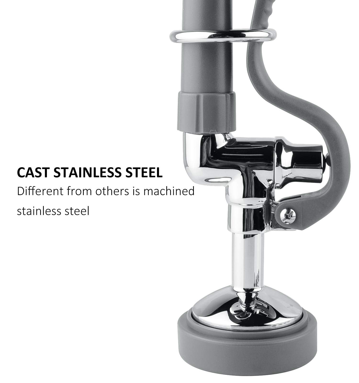 BESTJEEF ergonomic handle with O-ring enables hands-free spray control.