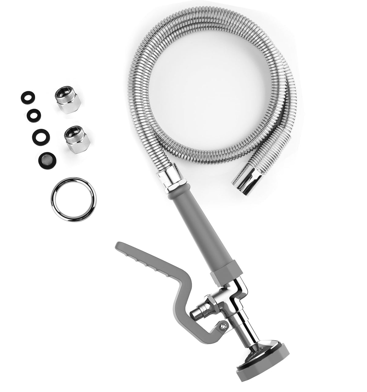 BESTJEEF FAUAID pre-rinse sprayer with hose for heavy-duty dishwashing.