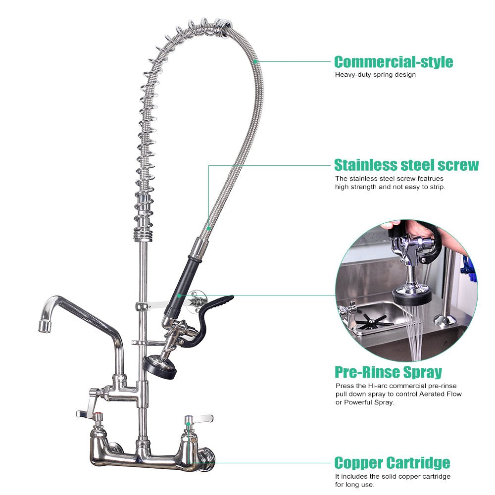 BESTJEEF heavy-duty brass build resists cracking and corrosion in demanding environments