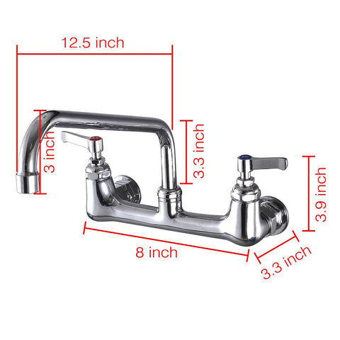BESTJEEF packaging shows 8-center body and 12-spout for easy installation.