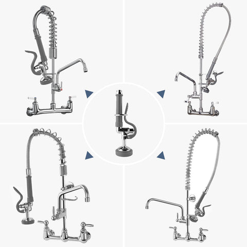 BESTJEEF Pre Rinse Sprayer with ergonomic handle for comfortable use during long shifts