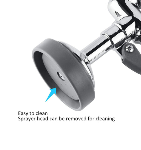 BESTJEEF rubber nozzles resist limescale buildup during heavy use.