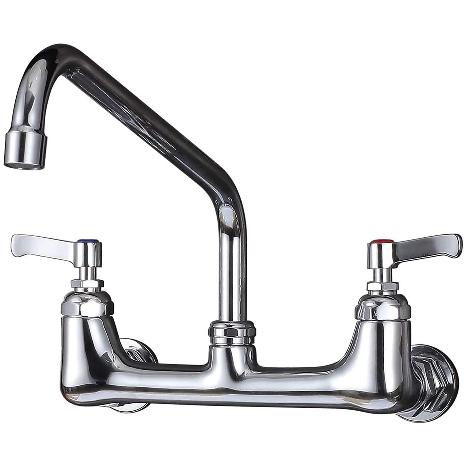 BESTJEEF wall mount faucet with 8-inch center for durable commercial kitchens.