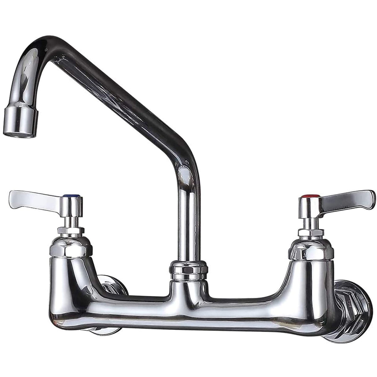 BESTJEEF wall mount faucet with 8-inch center for durable commercial kitchens.
