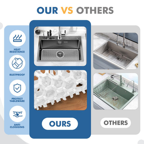Bestjing anti-scratch silicone surface protects sink while washing