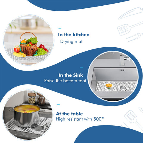 Bestjing 500°F heat resistance allows hot pots to rest safely