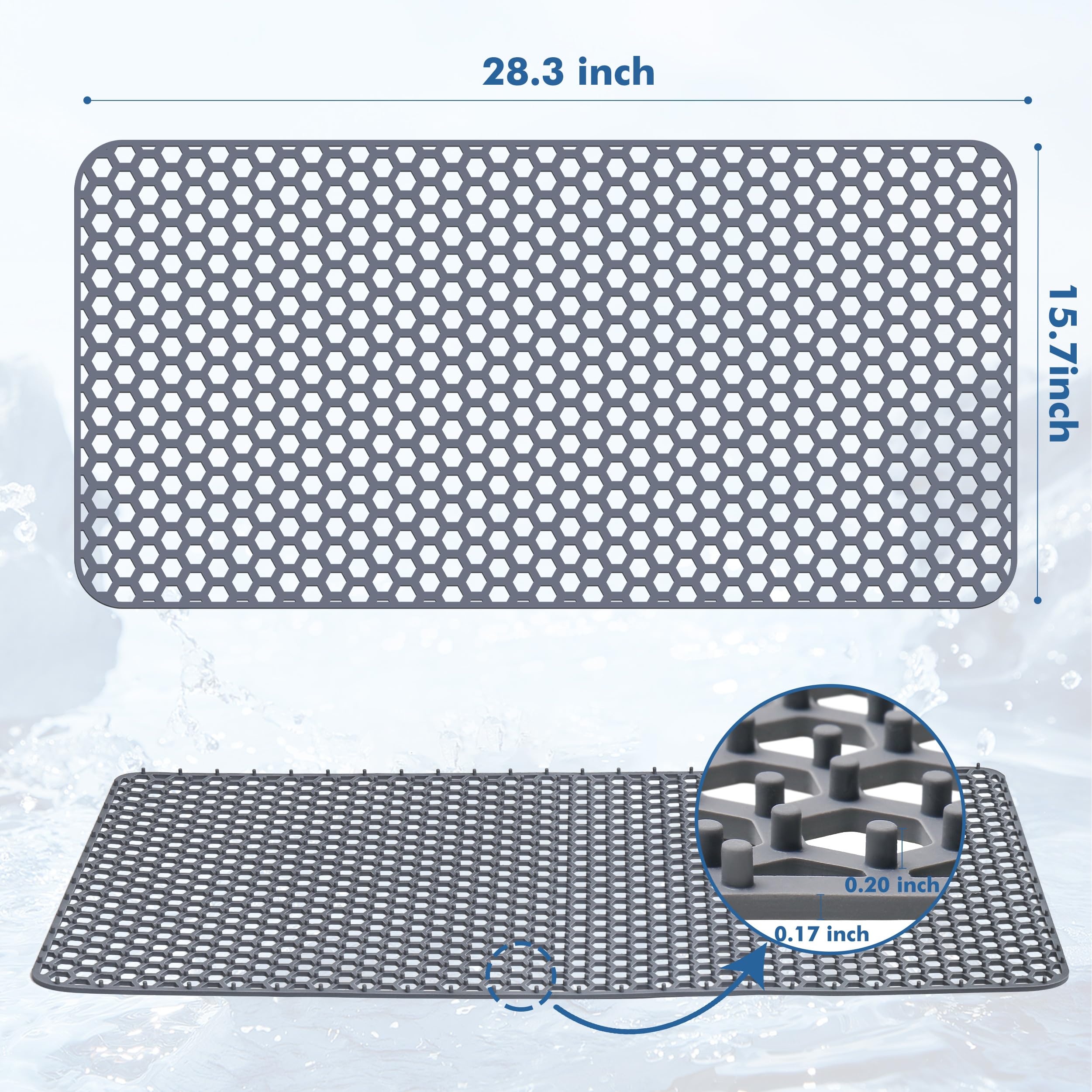 Bestjing heat-resistant mat endures up to 500°F for hot cookware