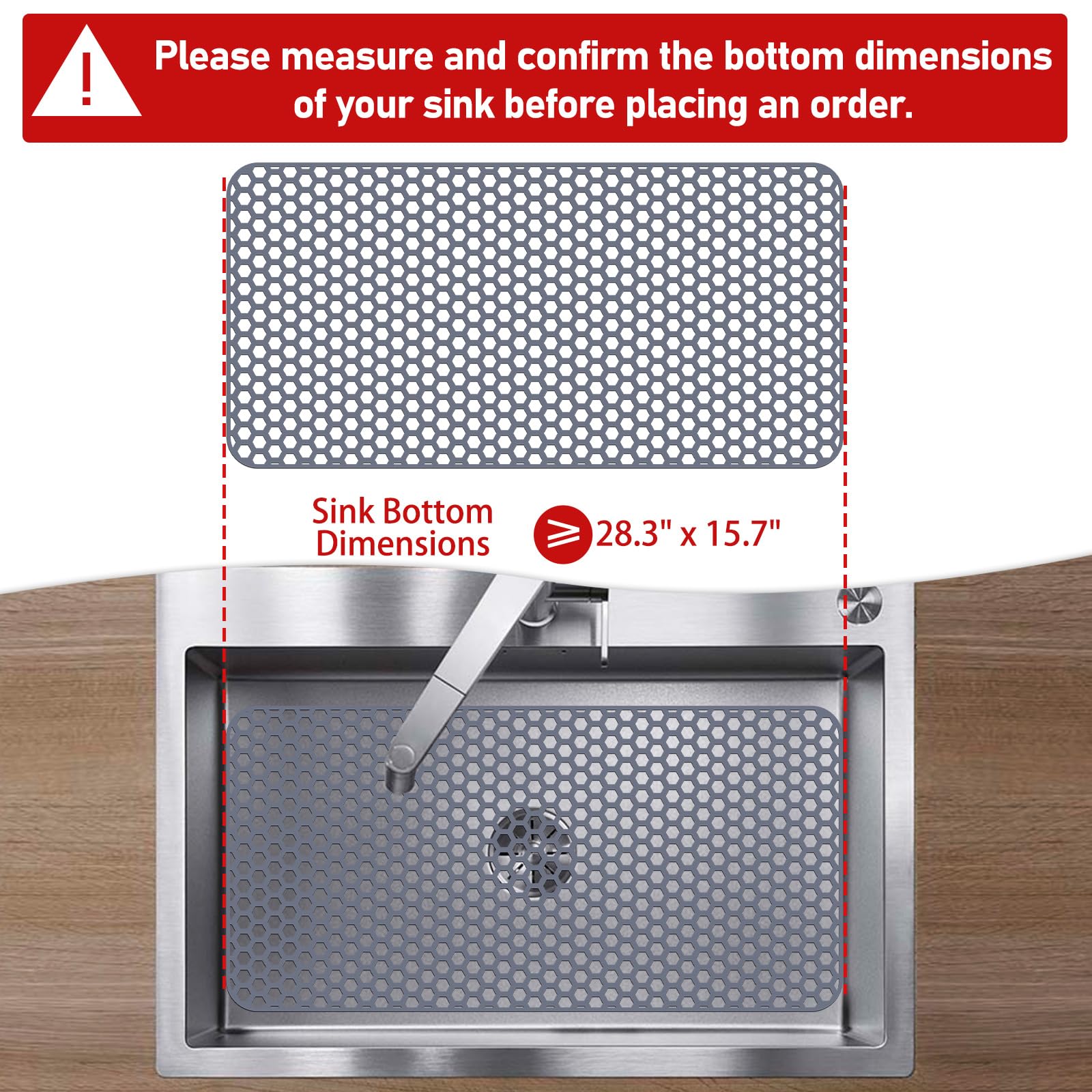 Bestjing non-slip base keeps dishes steady in the sink area