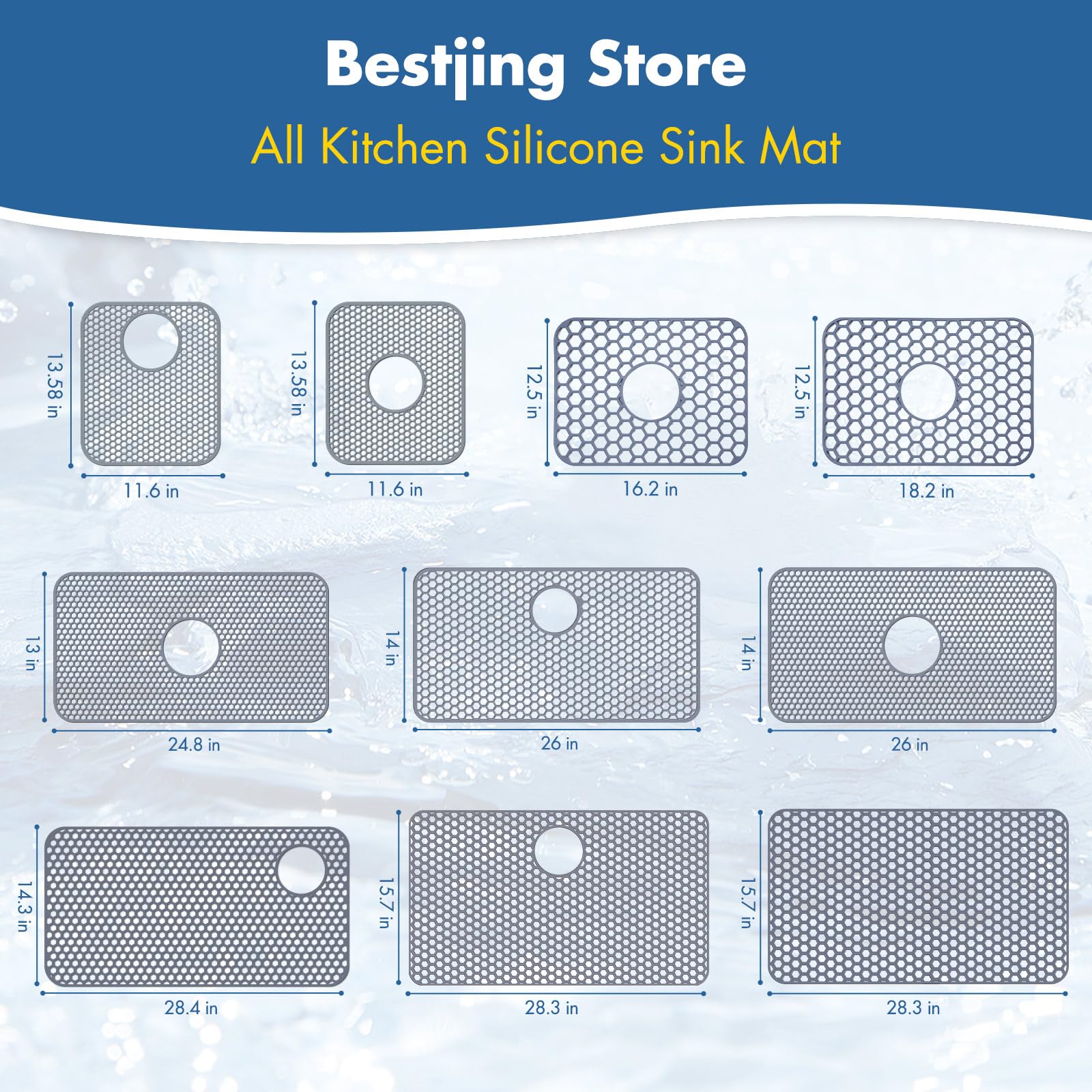 Bestjing versatile kitchen mat for defrosting, cooling, and drying