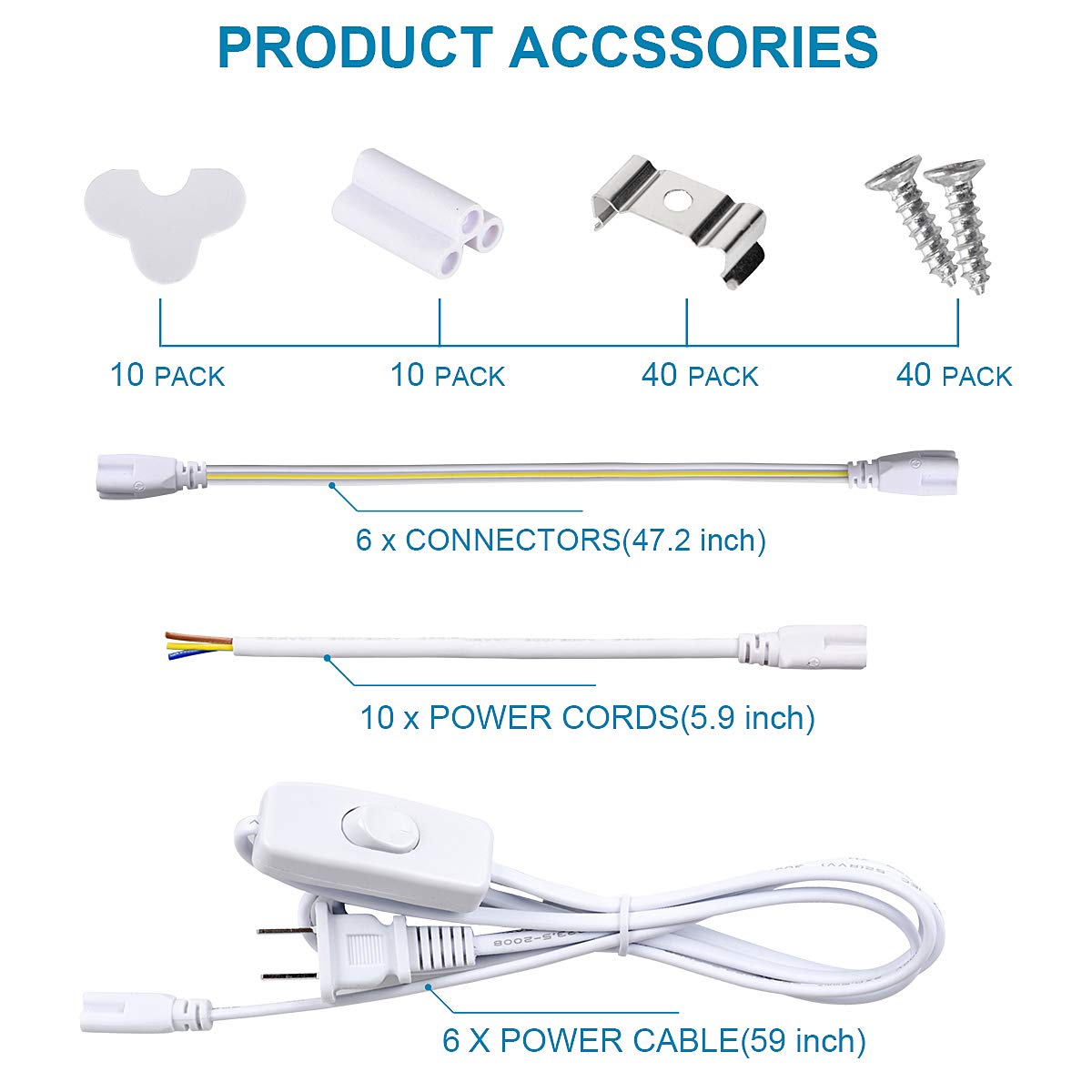 Bestka V-shape four-row arrangement for wide-area coverage
