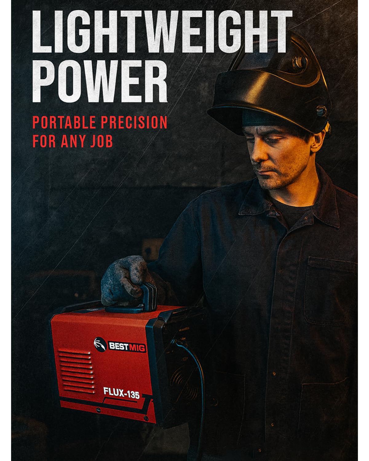 BESTMIG 135A welder stick welding adds versatile metal repair options
