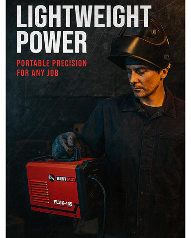 BESTMIG 135A welder stick welding adds versatile metal repair options