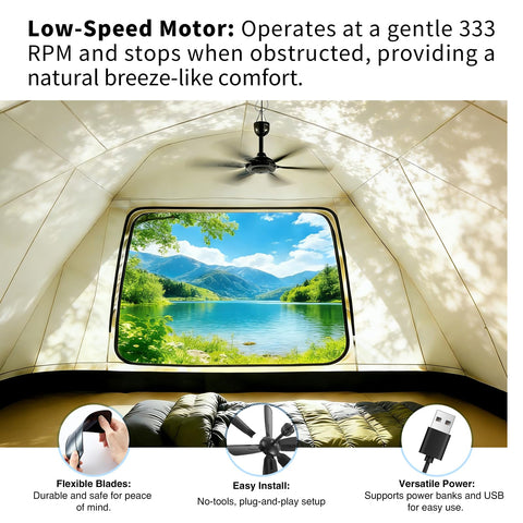 Bestmoument 6 blades deliver wider, gentler airflow for quiet cooling