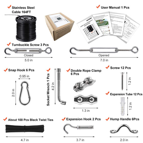 BESTNEWLL expansion hooks offering versatile hanging options for decor and garden.