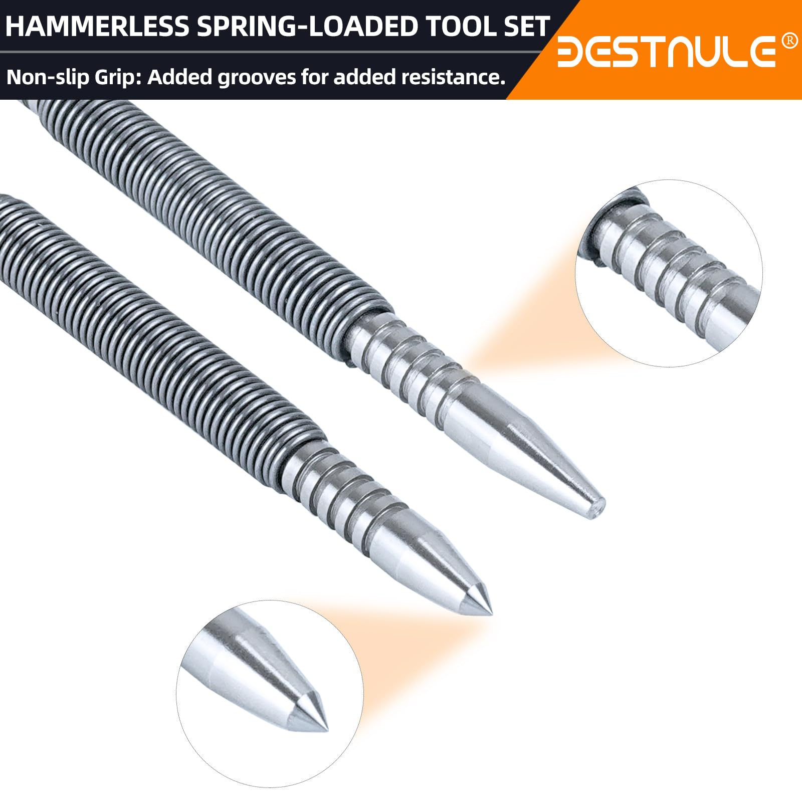 BESTNULE center-punch dual-head 1/16 in for small precision marks.