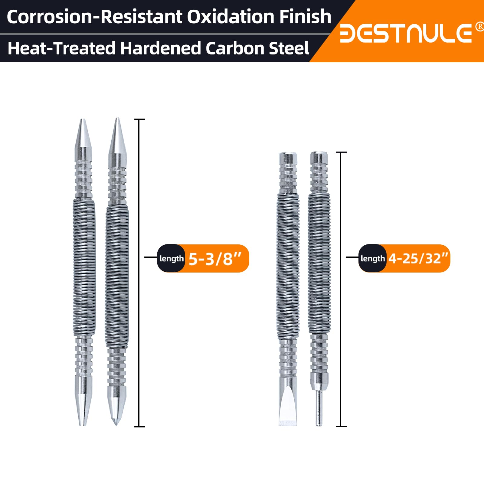BESTNULE center punch dual-head for centered marks on wood or metal.