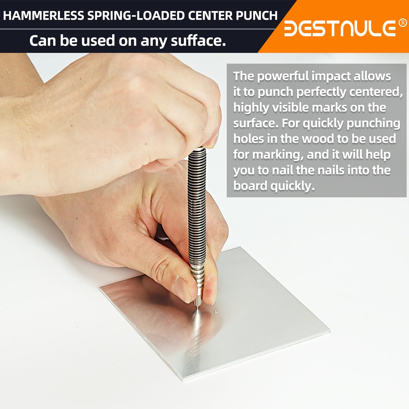 BESTNULE hinge-pin remover punch 1/8 in for hinge work.
