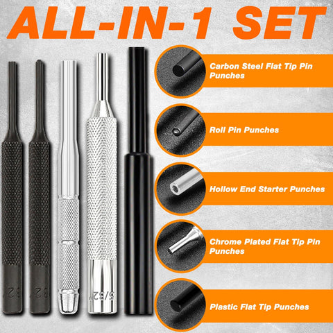 BestNULE hollow starter punches help initial pin placement