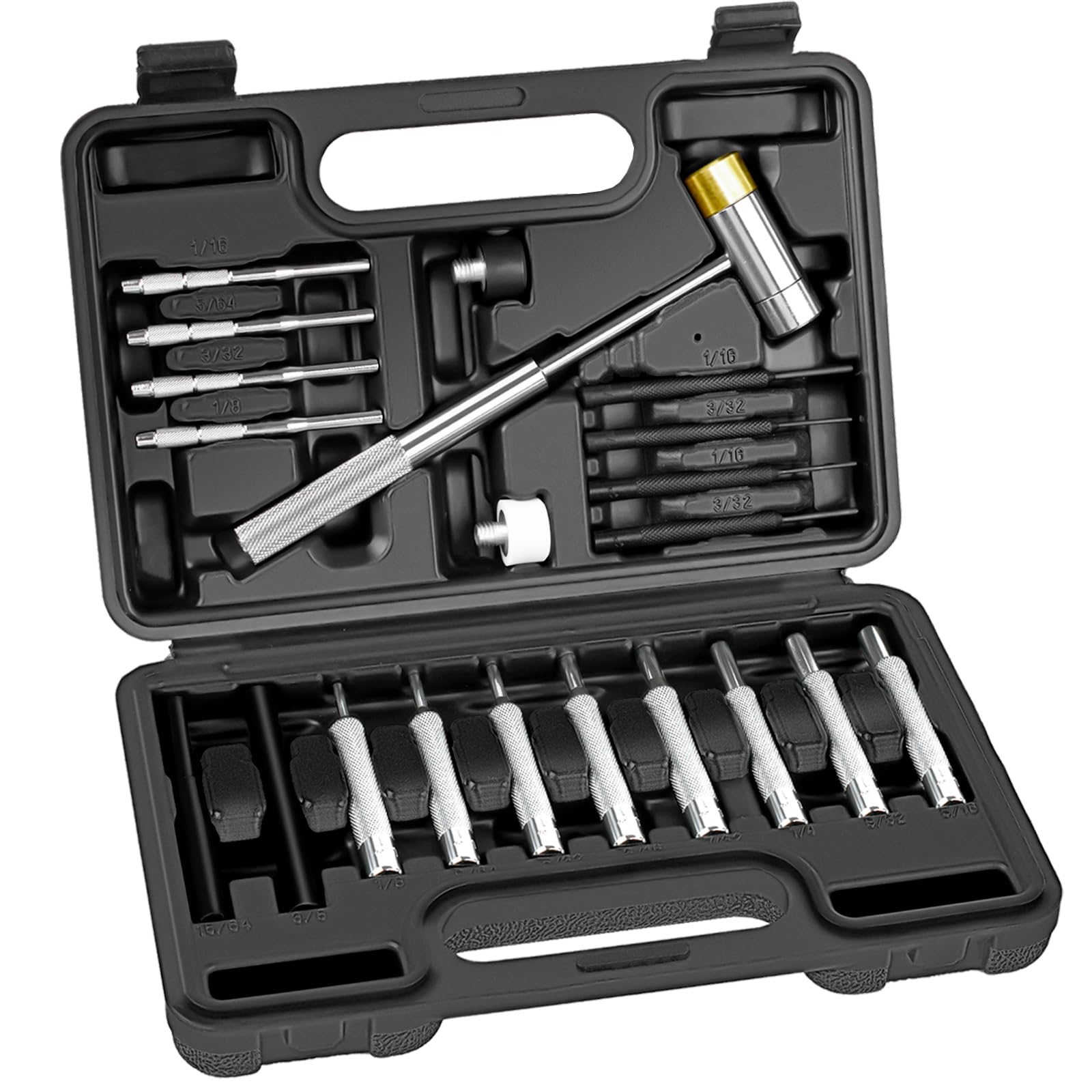 BESTNULE Punch Set visible in the organizer box for quick access.