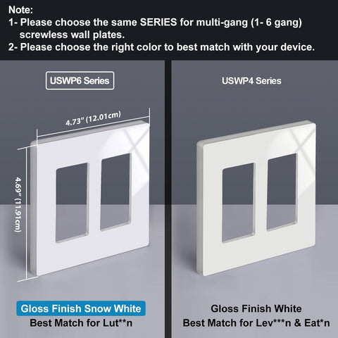 BESTTEN 10-pack decorator wall plates packaging highlights value