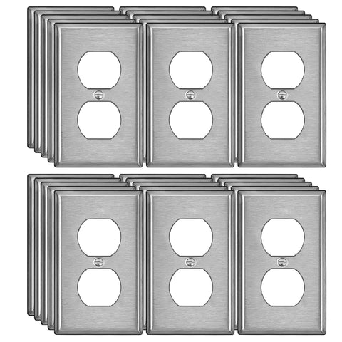 Bestten wall plate with protective film visible during shipping and handling.