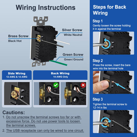 BESTTEN back-and-side-wiring-installation supports flexible mounting.