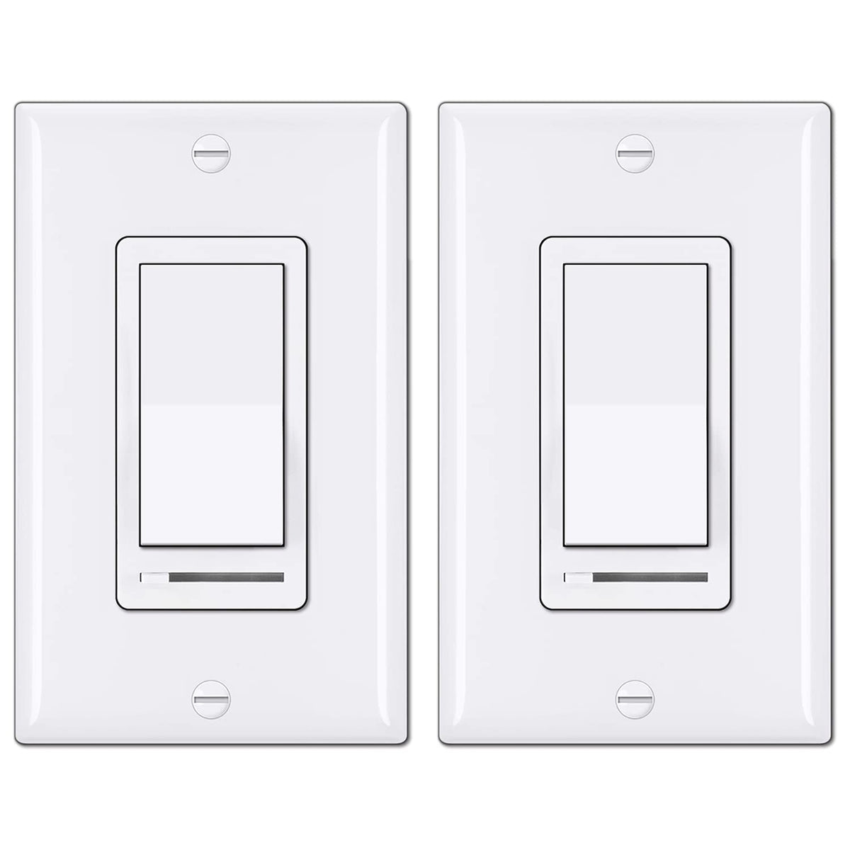 BESTTEN dimmer two-pack wall switch for smooth lighting control