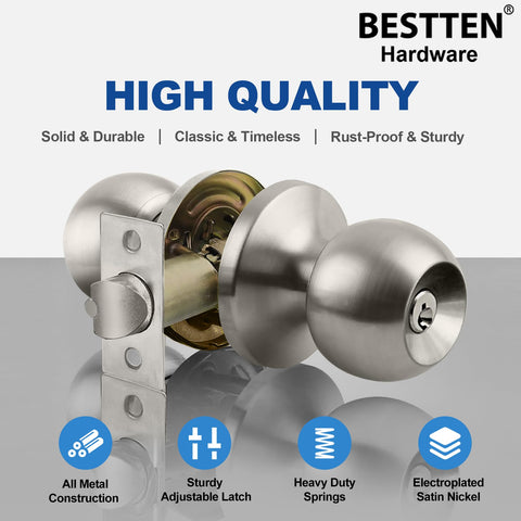 BESTTEN preinstalled machine screws reminder removal before installation