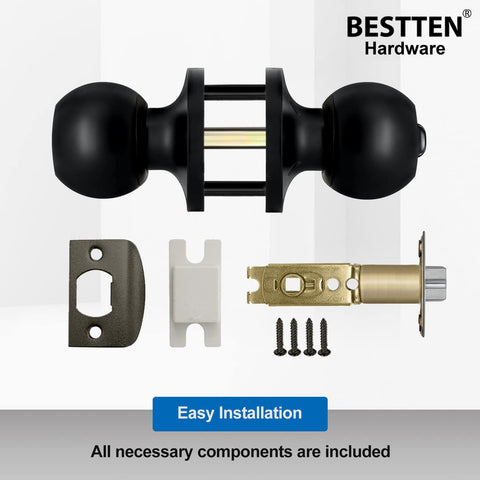 BESTTEN all-metal construction matte black closeup emphasizes durability