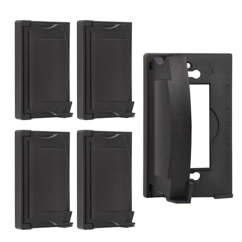 BESTTEN outdoor wallplate with flip cover protects outlets from weather and dust.