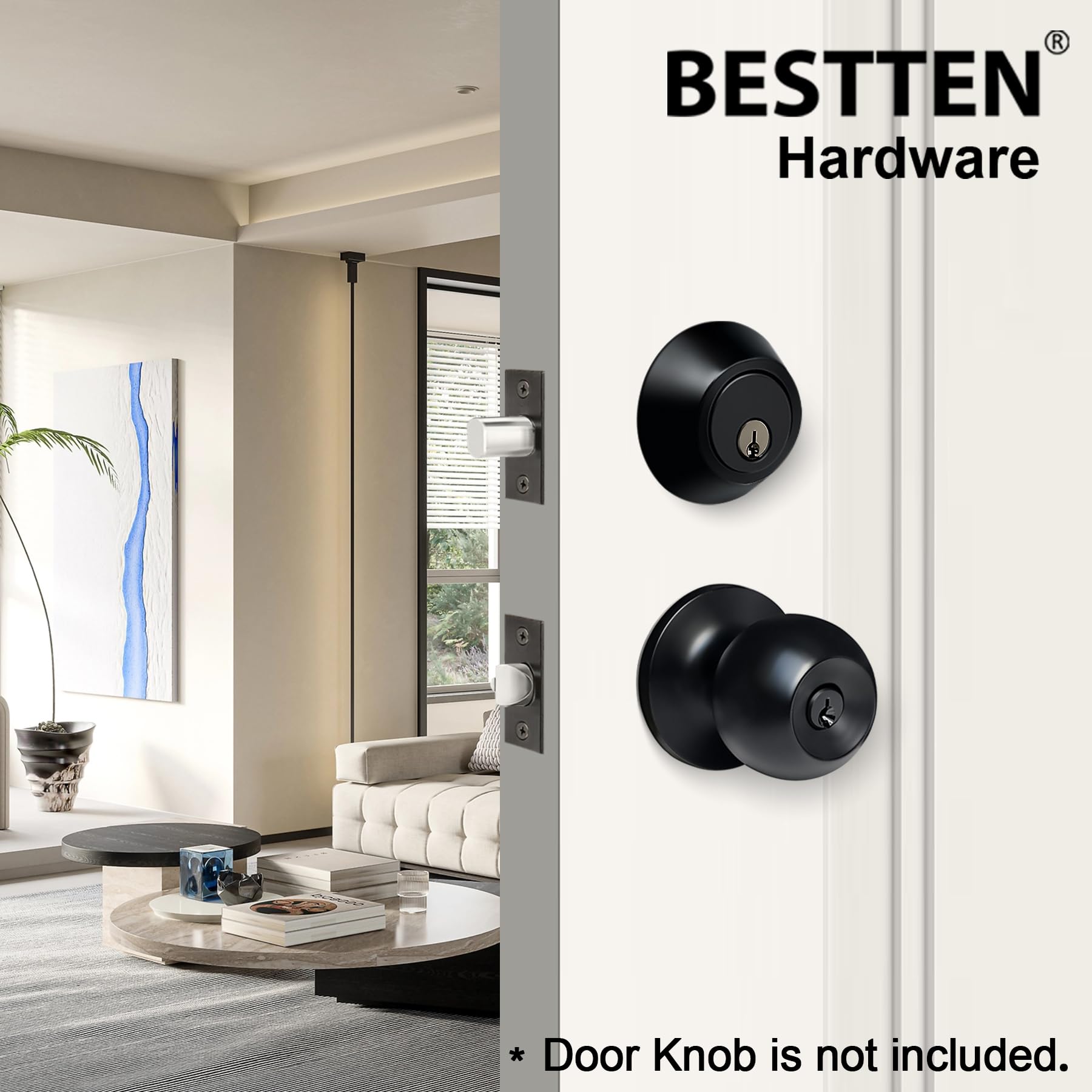 BESTTEN Industrial-grade construction for high-traffic exterior entrances