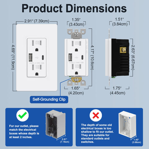 BESTTEN screwless-wallplate-included allows a clean, quick installation.