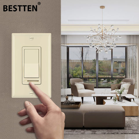 BESTTEN side-adjustment wheel for flicker-free dimming