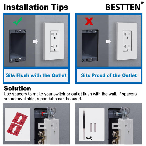 BESTTEN side wiring with 12 AWG copper enables quick, secure installation.