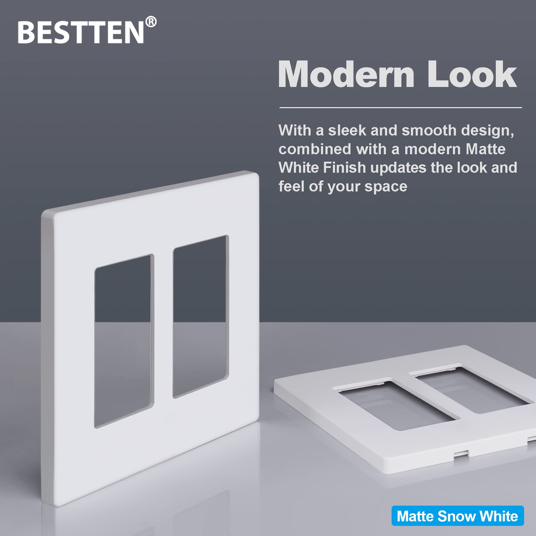 BESTTEN USWP6 dimension guide shows 4.69 by 4.73 inches.