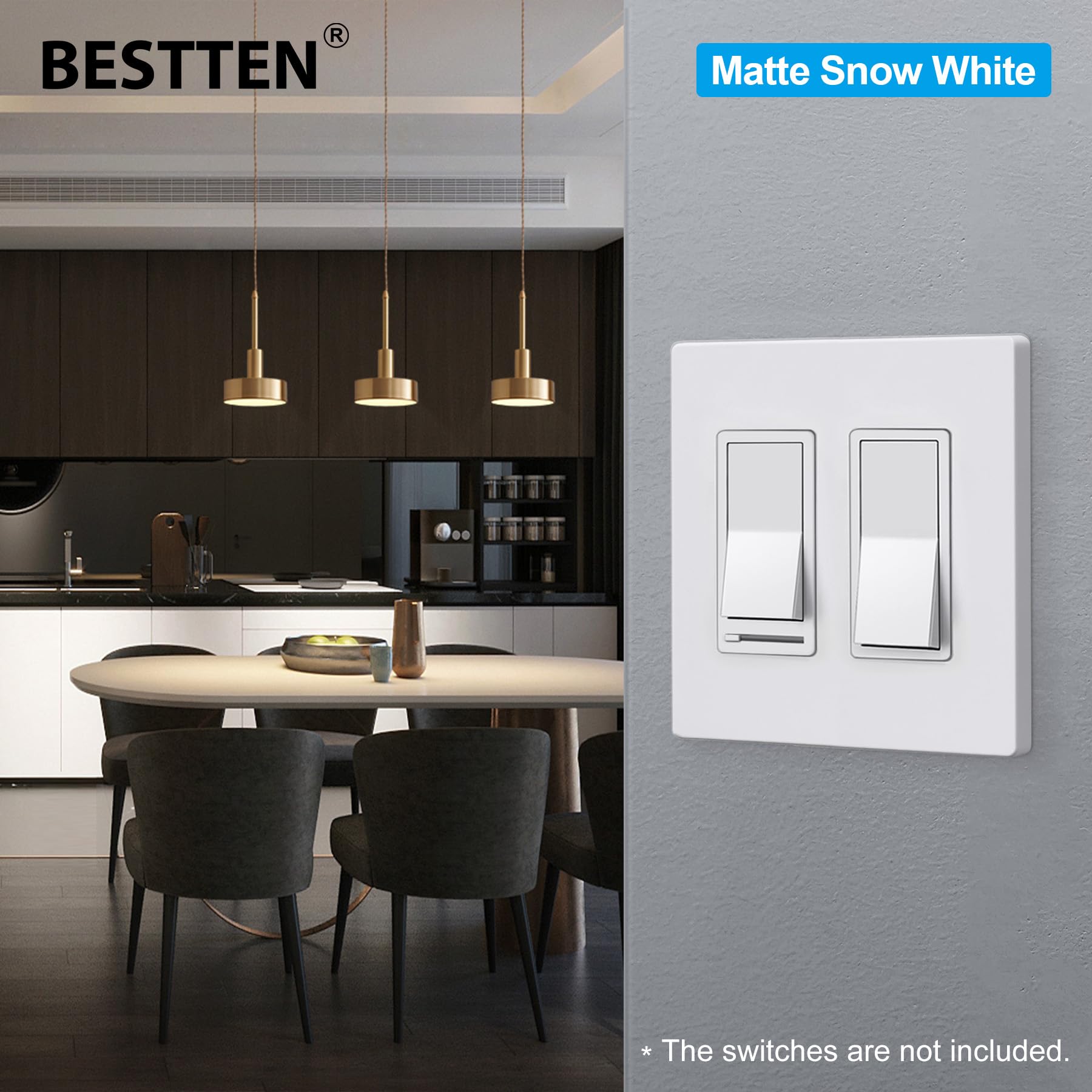BESTTEN USWP6 polycarbonate durability close-up highlighting sturdy construction.