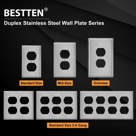 Bestten 1-4 gang options provide flexible configurations for outlets.