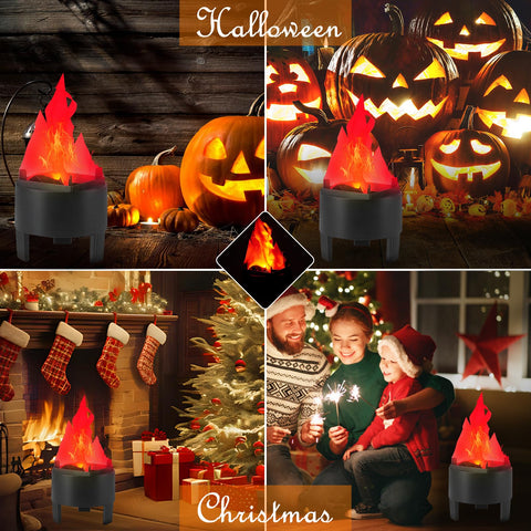Bestview US plug flame light easy plug-in setup for quick decoration