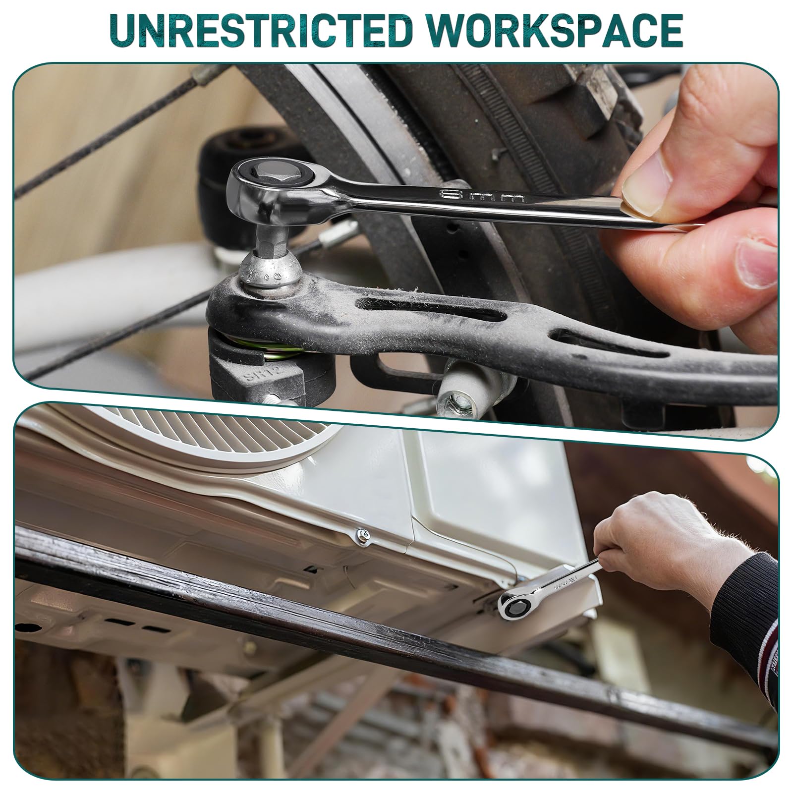Bestwork corrosion-protected steel finish enhances durability during jobs.