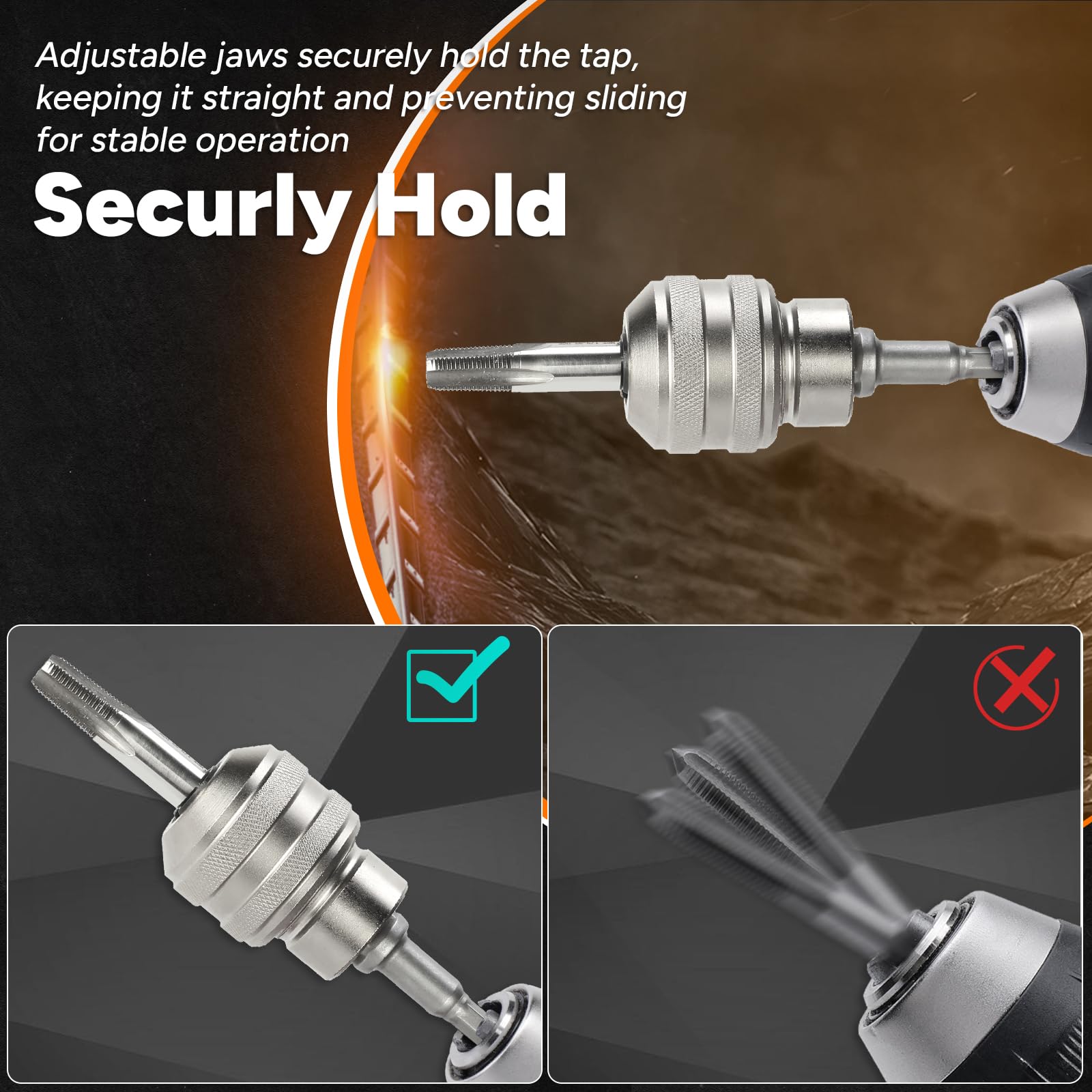 Bestwork CR-MO steel construction resists wear during demanding use.