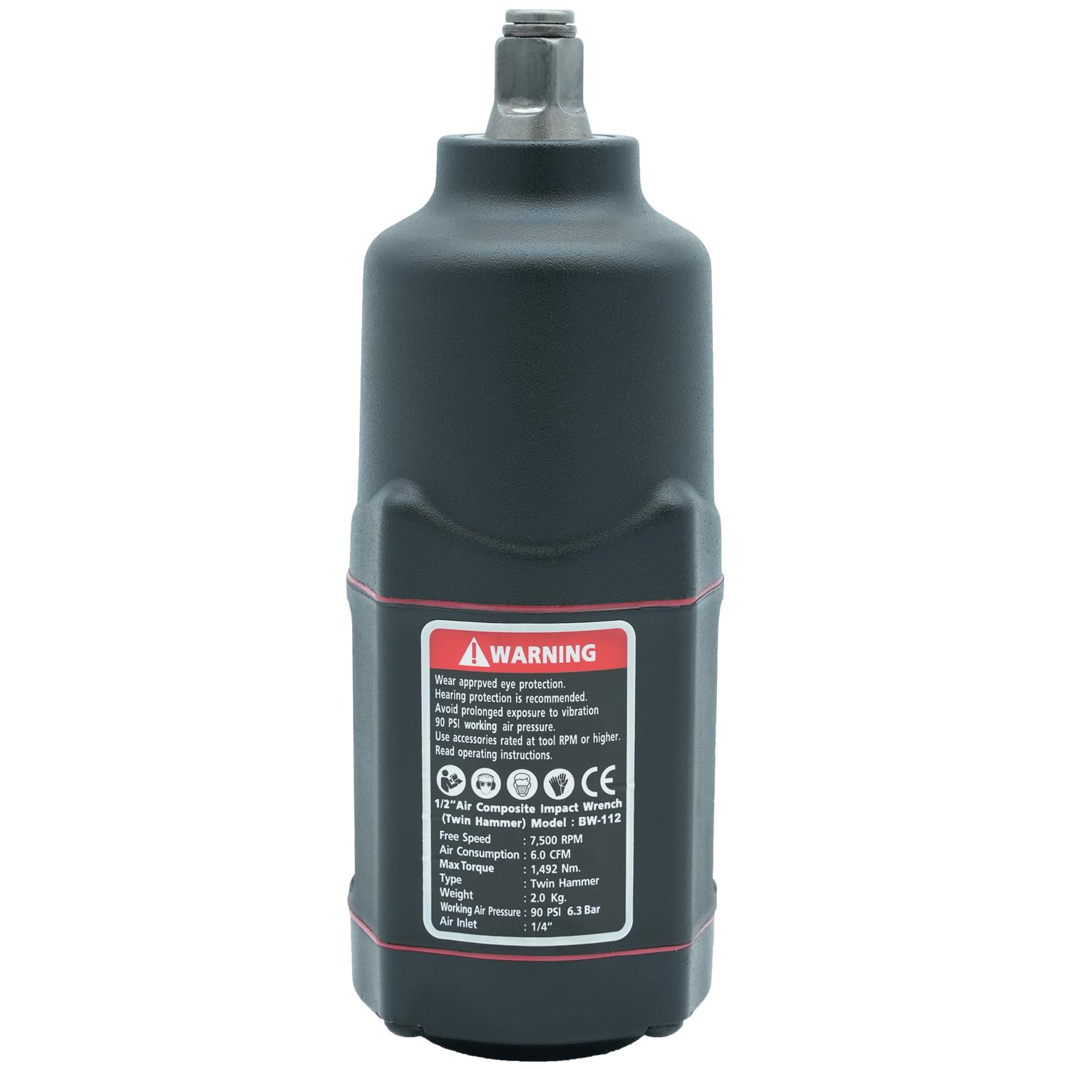 Beswell BW-112BN operates smoothly across 90–120 psi for consistent power.