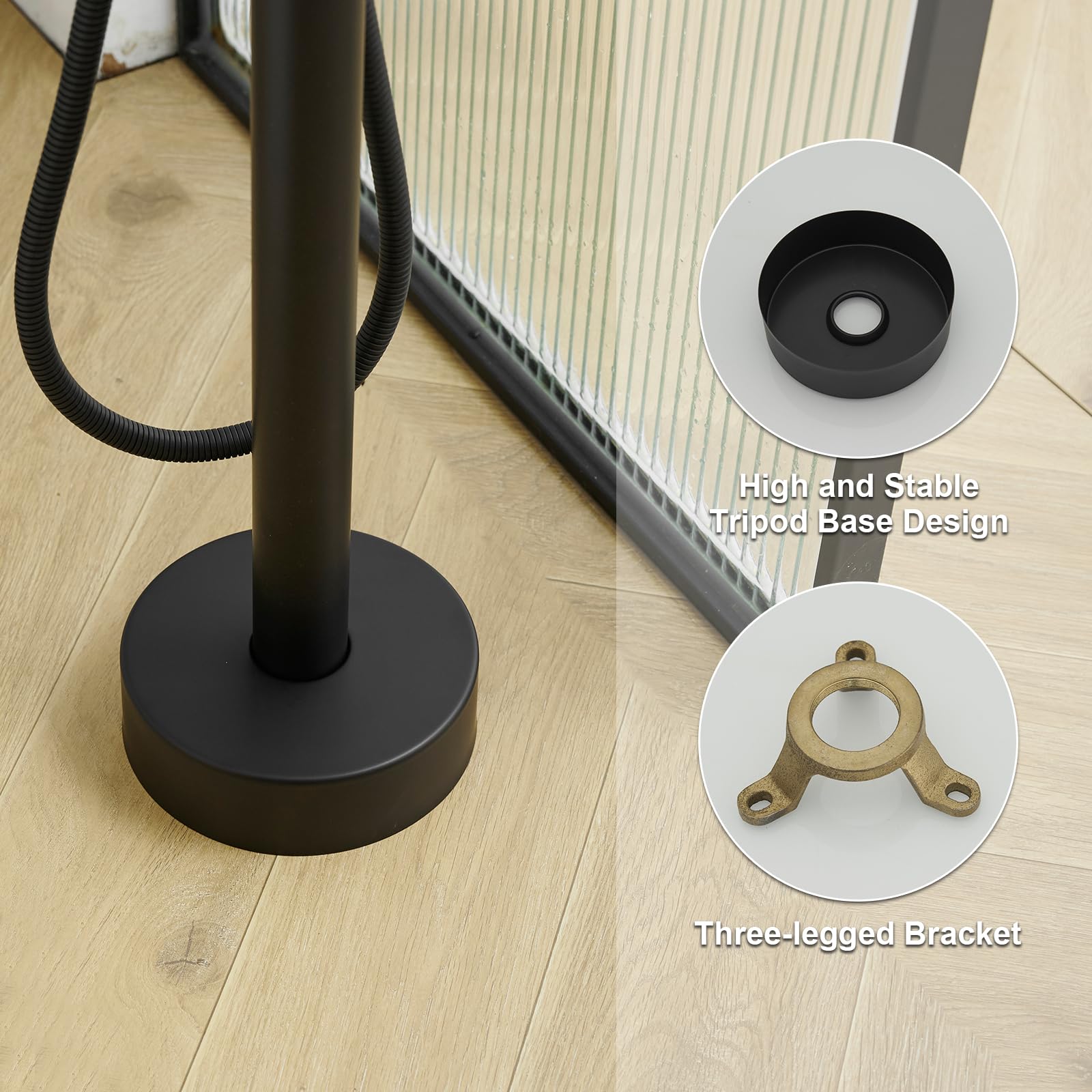 Besy two-function shower wand for bathing and cleaning tasks