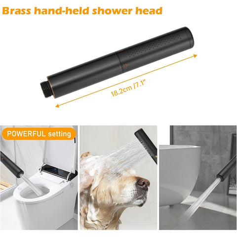 BESy 7-inch shower head provides broad coverage for comfortable showers.