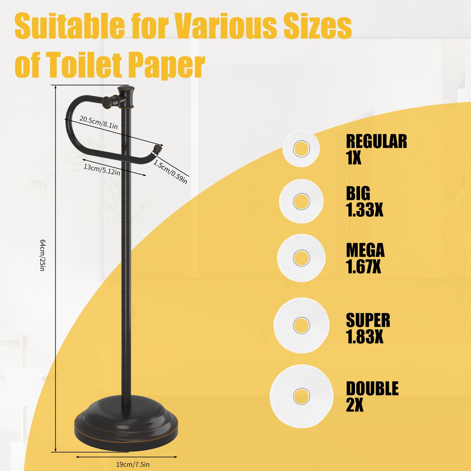 BESy bathroom scene shows free-standing design fitting any room.