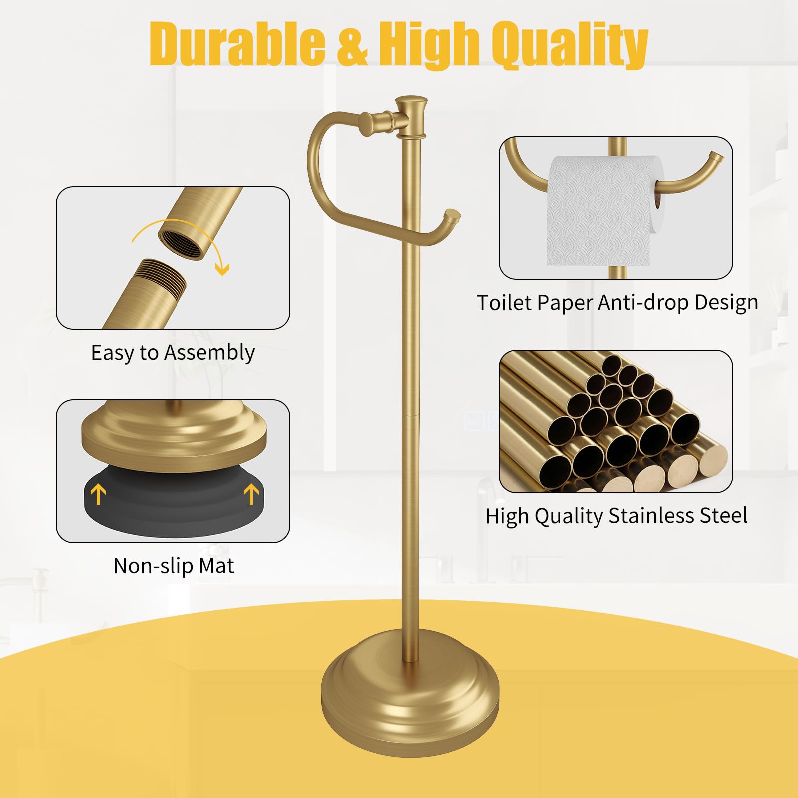 BESy brushed finish resists moisture and is easy to clean.