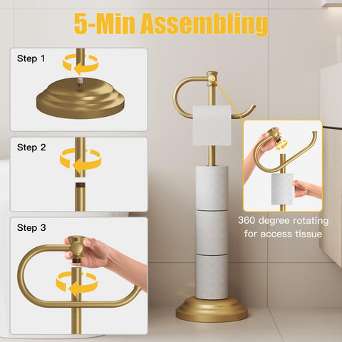 BESy towel ring rotates for convenient towel retrieval.